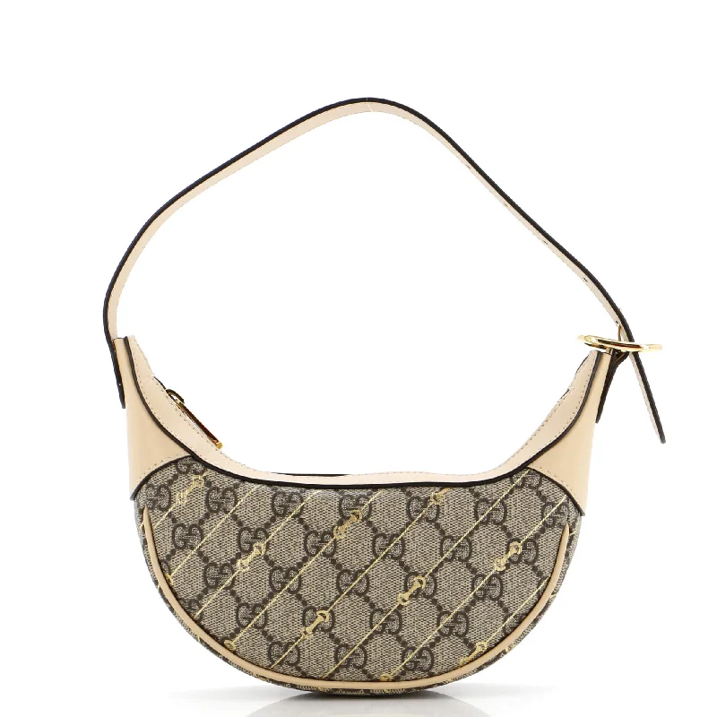 Women Gucci bags with a detachable mobile phone holderOphidia Zip Hobo Print GG Coated Canvas Mini