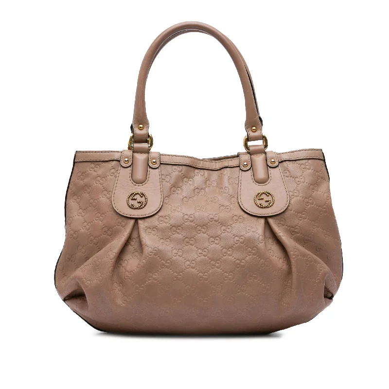 Women Gucci bags with a detachable mirror insideBrown Gucci Guccissima Scarlett Handbag