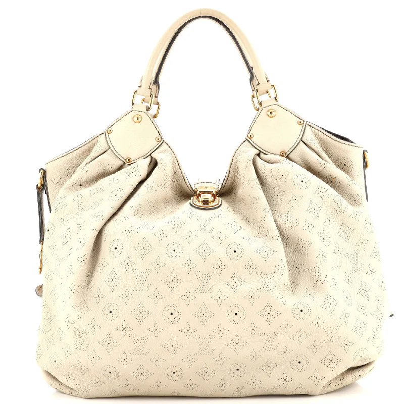 Louis Vuitton Alma bags featuring the signature top - handle designXL Hobo Mahina Leather