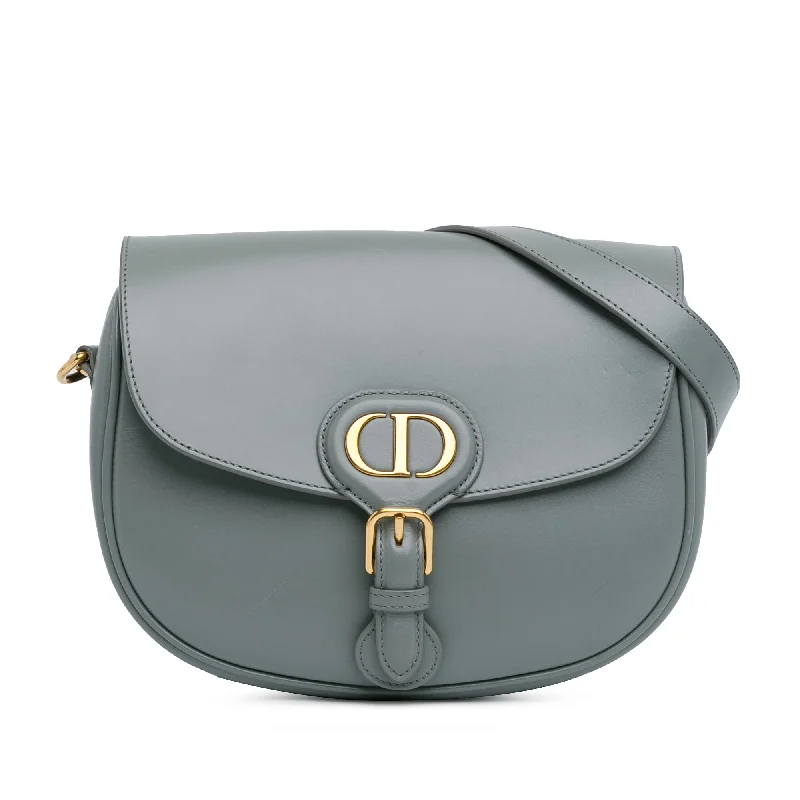 Christian Dior bags with a quilted pattern and gold - toned hardwareGray Dior Medium Bobby Crossbody Bag