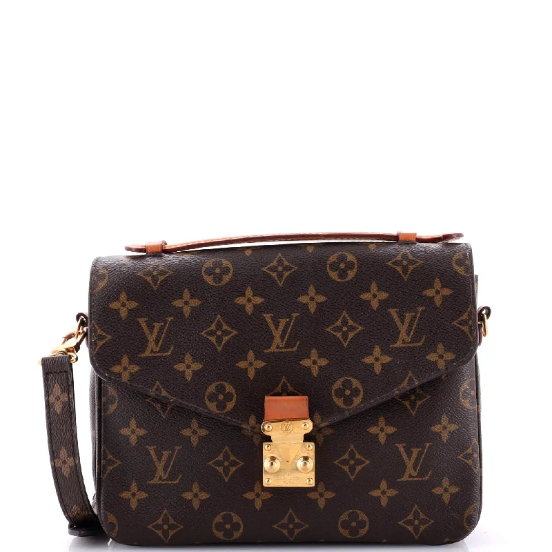 Louis Vuitton tote bags with a spacious interior and multiple pocketsPochette Metis Monogram Canvas