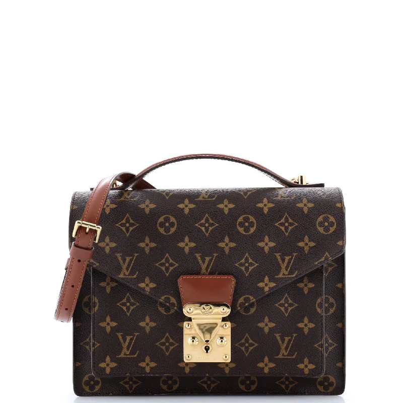 Louis Vuitton Twist bags with the iconic LV - turnlock closureMonceau Handbag Monogram Canvas