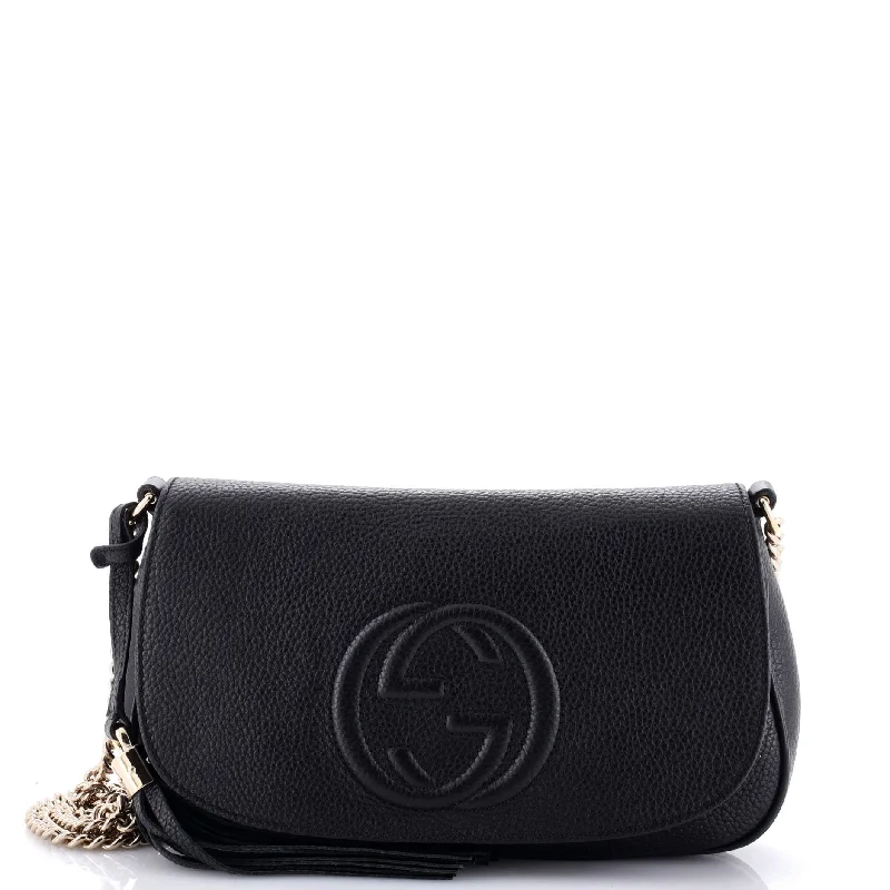 Gucci handbags for women with a beaded trimSoho Chain Crossbody Bag Leather Medium