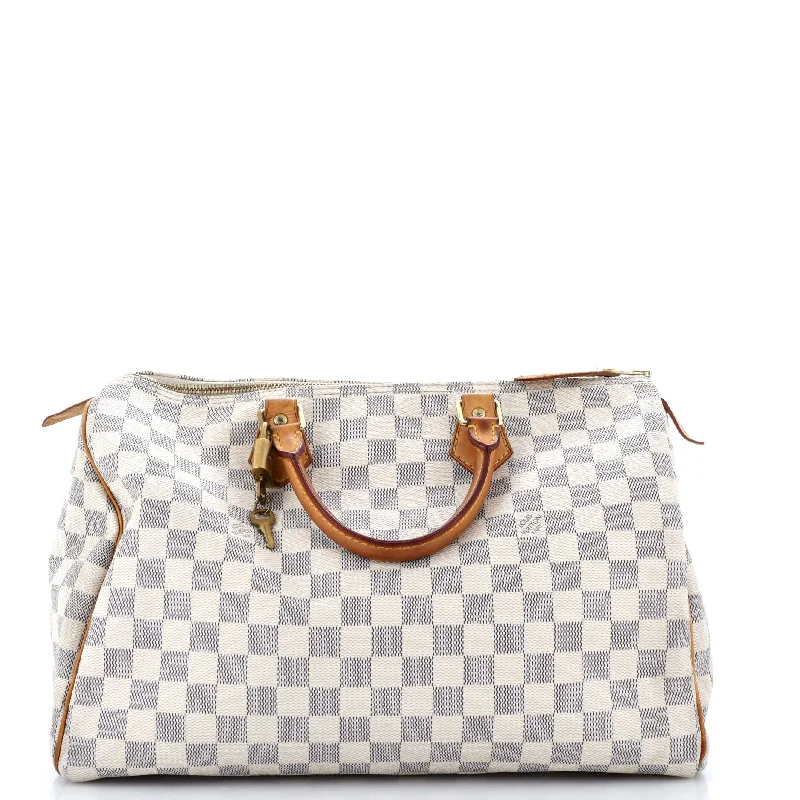 Louis Vuitton backpacks with a hidden back pocket for securitySpeedy Handbag Monogram Canvas 35