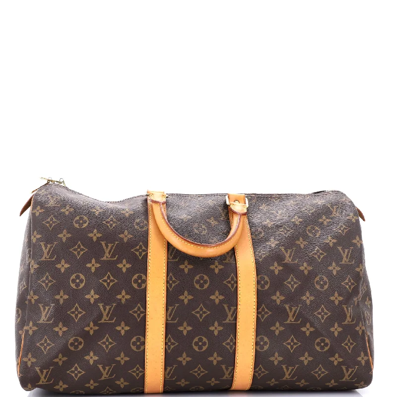 Louis Vuitton Alma bags featuring the signature top - handle designKeepall Bag Monogram Canvas 45