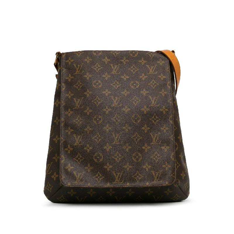 Louis Vuitton bags with a front - flap pocket for quick - access itemsBrown Louis Vuitton Monogram Musette Salsa GM Crossbody Bag