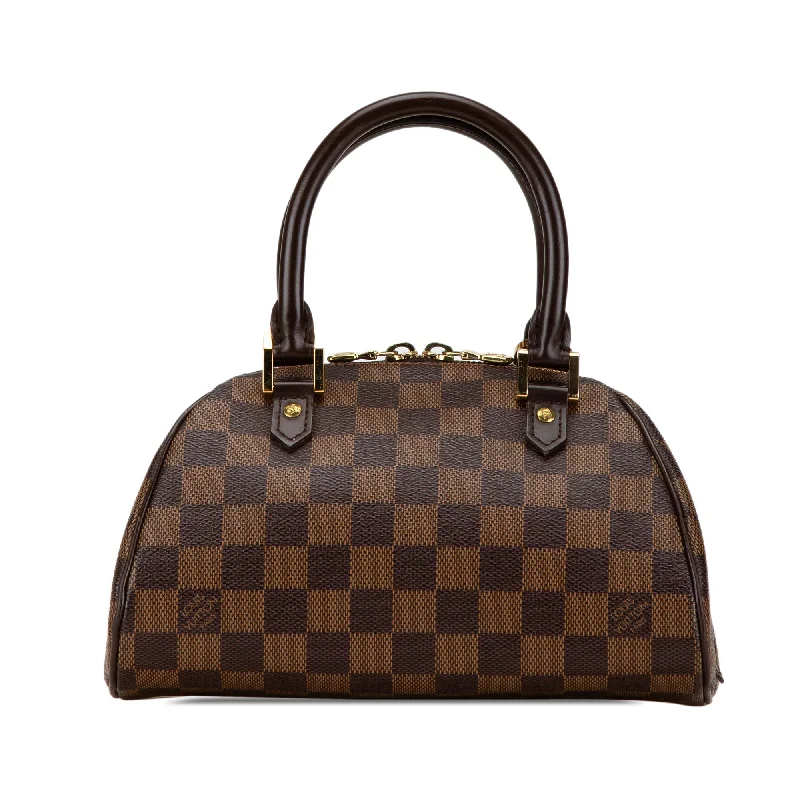 Louis Vuitton Capucines bags with smooth calfskin leather for luxuryBrown Louis Vuitton Damier Ebene Mini Ribera Handbag