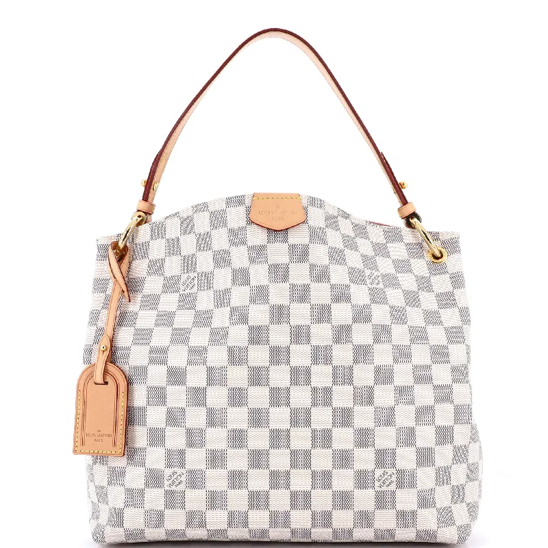 Ladies Louis Vuitton Capucines bags with a detachable shoulder strapGraceful Handbag Damier PM