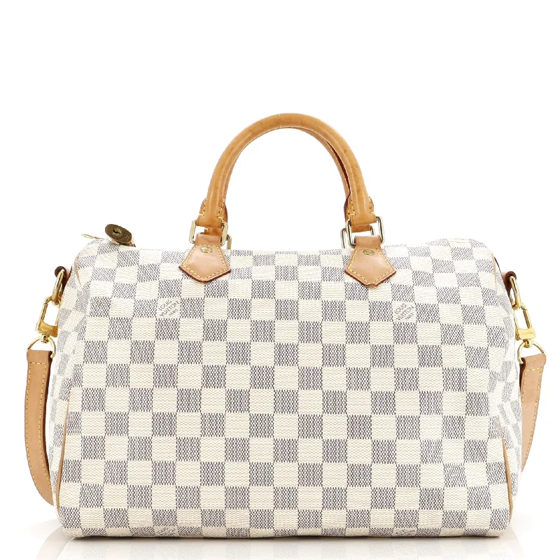 Louis Vuitton crossbody bags with a printed floral pattern for femininitySpeedy Bandouliere Bag Damier 30