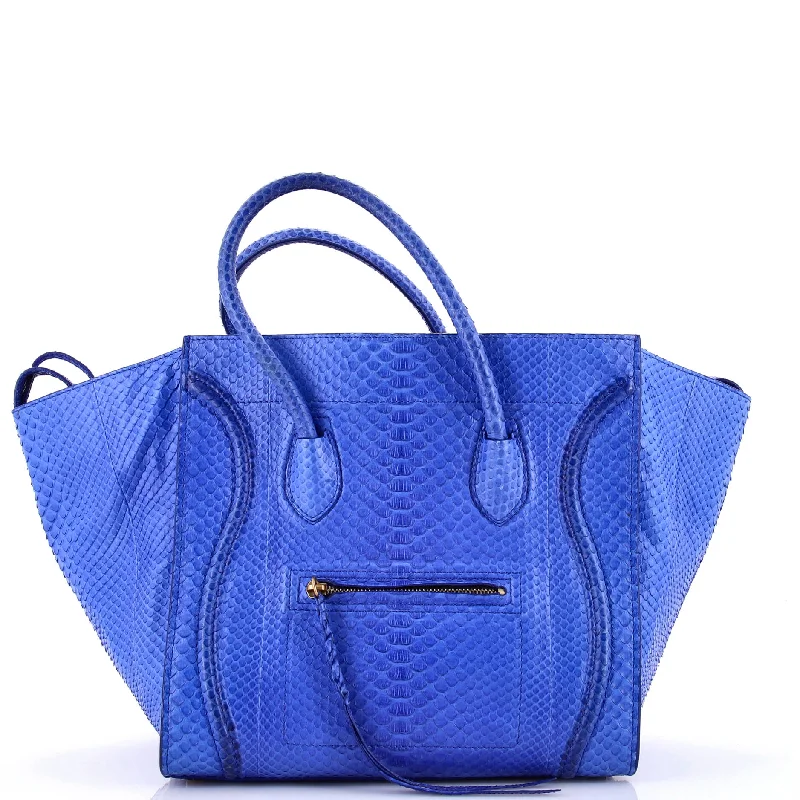 Christian Dior backpacks with a sleek, minimalist silhouettePhantom Bag Python Medium