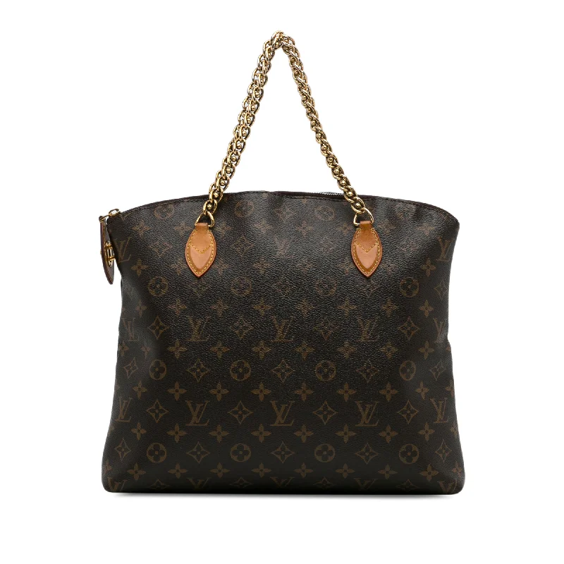 Louis Vuitton Neverfull bags with large capacity for everyday essentialsBrown Louis Vuitton Monogram Lockit Chain MM Tote Bag