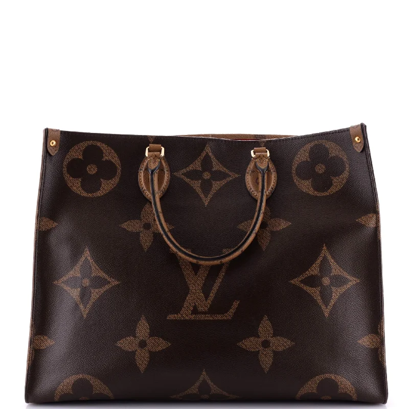 Louis Vuitton Alma bags with a leather - wrapped handle for a luxurious feelOnTheGo Tote Reverse Monogram Giant GM