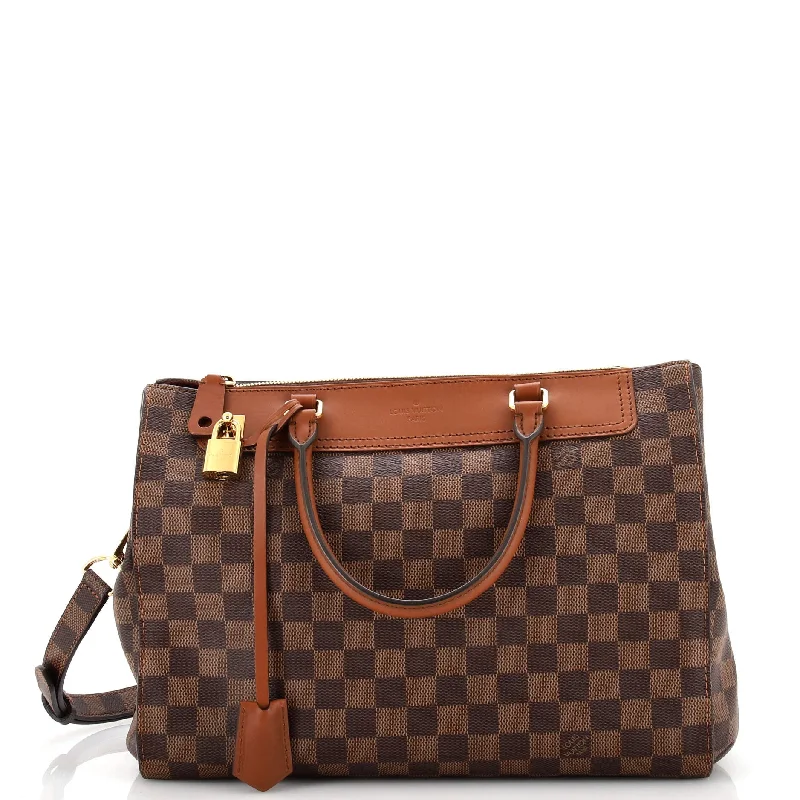 Christian Dior handbags with a snap - button closure and a decorative buckleGreenwich Bag Damier