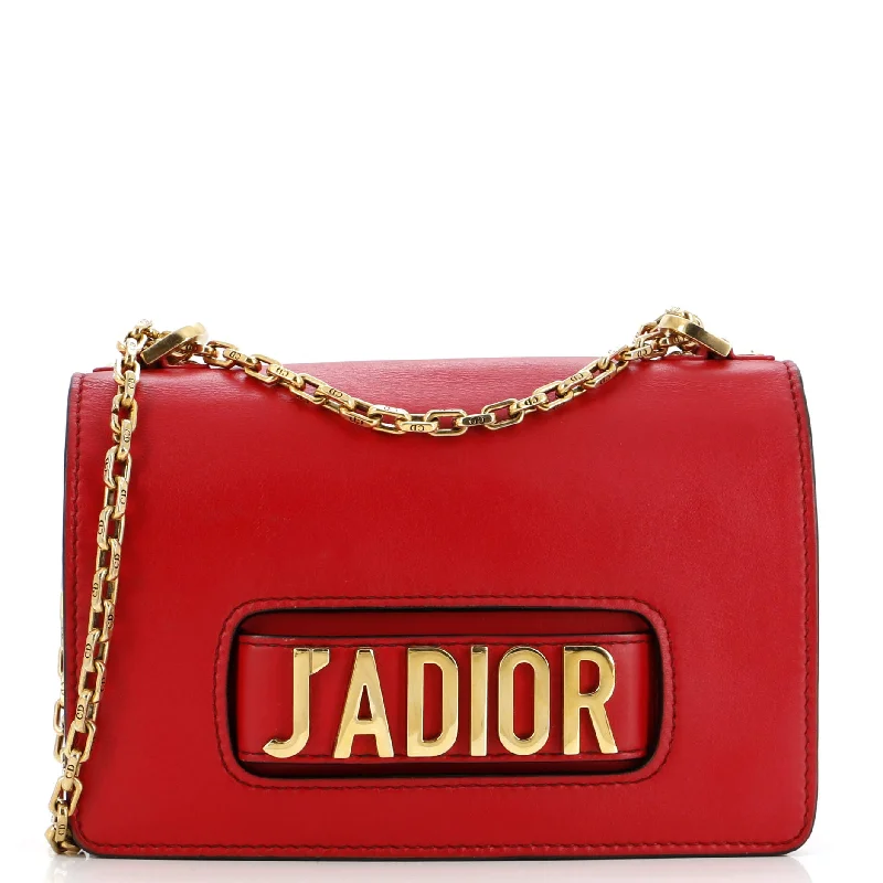 Christian Dior backpacks with a sleek, minimalist silhouetteJ'Adior Flap Bag Leather Medium