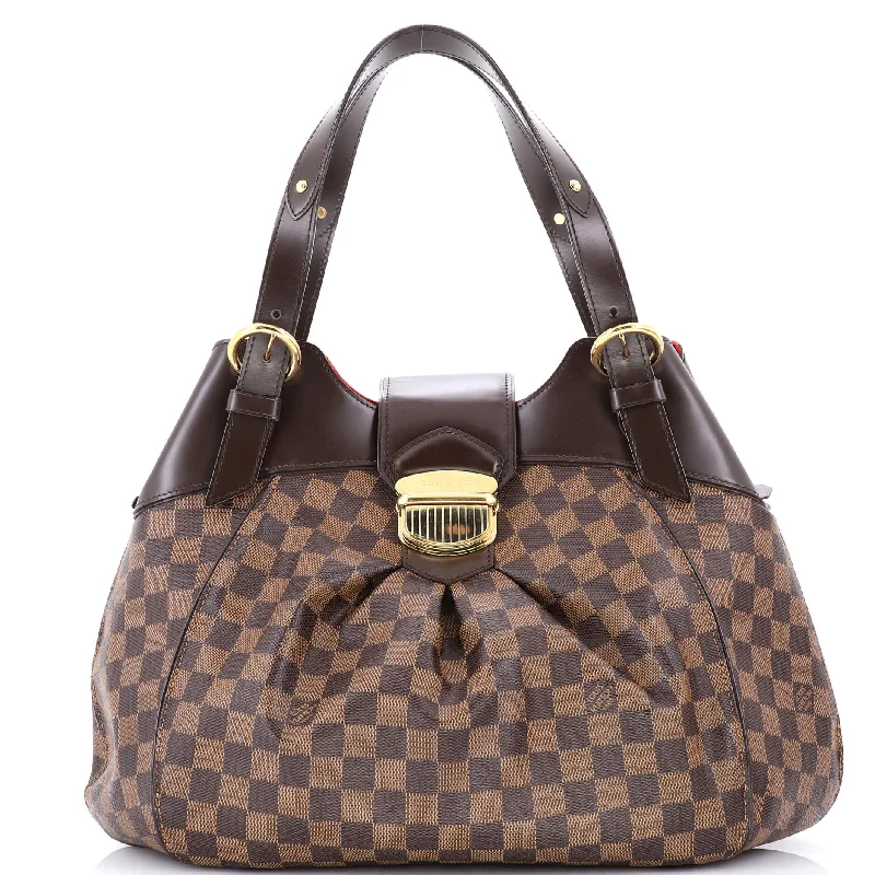 Louis Vuitton Twist bags with a crystal - embellished LV - turnlockSistina Handbag Damier GM