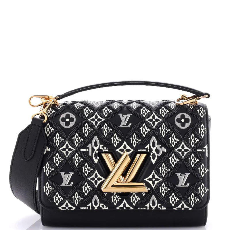 Louis Vuitton Neverfull bags with large capacity for everyday essentialsTwist Handbag Limited Edition Since 1854 Monogram Jacquard MM