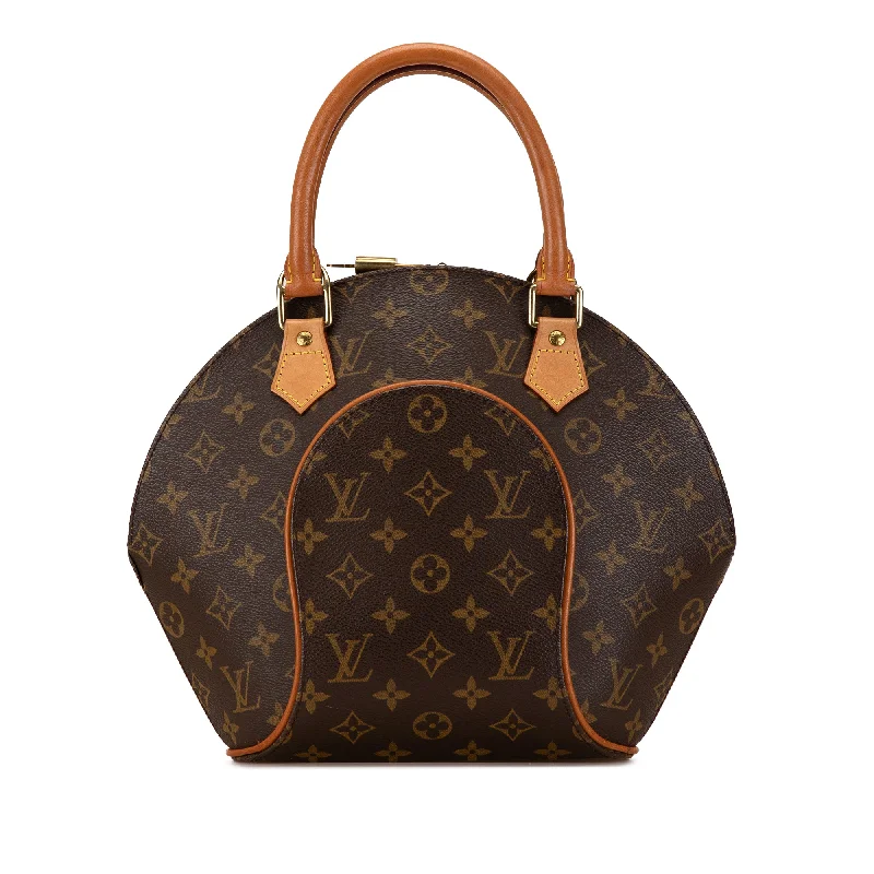 Louis Vuitton crossbody bags with a printed floral pattern for femininityBrown Louis Vuitton Monogram Ellipse PM Handbag