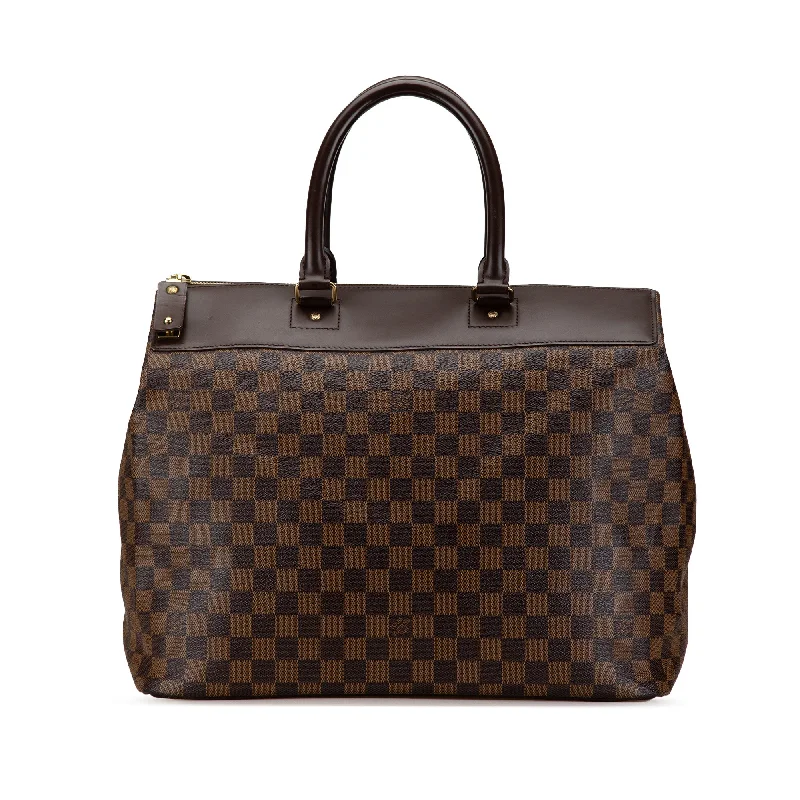 Ladies Louis Vuitton Capucines bags with a detachable shoulder strapBrown Louis Vuitton Damier Ebene Greenwich PM Travel Bag