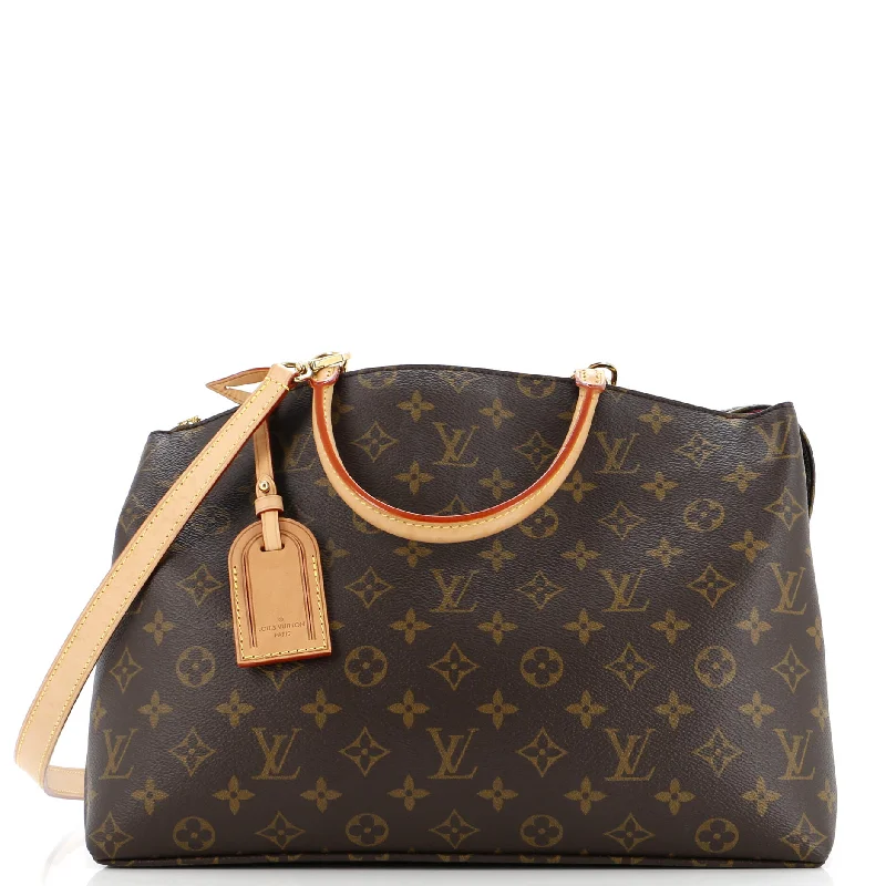 Louis Vuitton crossbody bags with a woven leather strap for textureGrand Palais Handbag Monogram Canvas