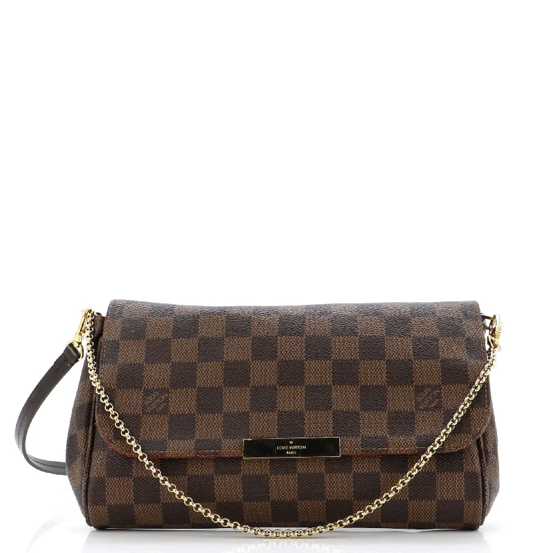 Louis Vuitton handbags with a metal - framed clasp for durabilityFavorite Handbag Damier MM