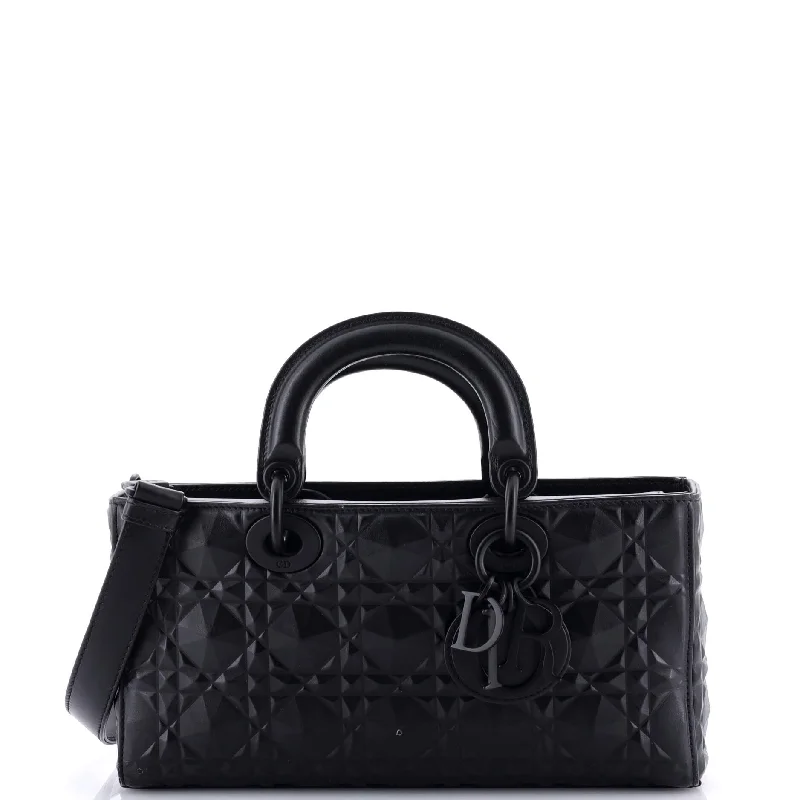 High - fashion Christian Dior bags with a geometric patternUltra Matte Lady D-Joy Bag Diamond Motif Cannage Calfskin Medium