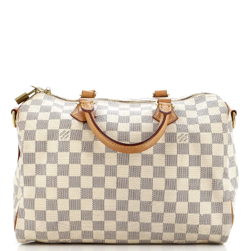 Louis Vuitton tote bags with a water - resistant coating for outdoor useSpeedy Handbag Damier 30