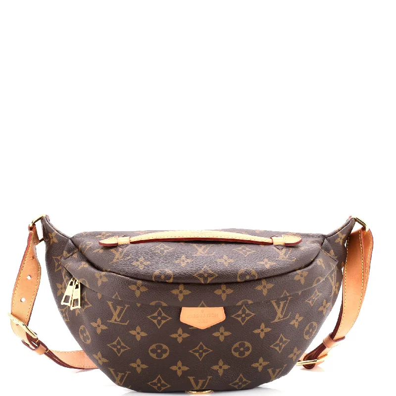 Louis Vuitton tote bags with a water - resistant coating for outdoor useBum Bag Monogram Canvas