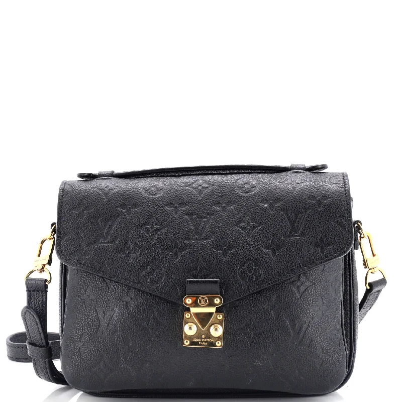 Louis Vuitton Speedy bags in monogram canvas for a classic lookPochette Metis Monogram Empreinte Leather