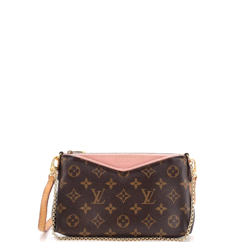 Contemporary Christian Dior handbags with a unique shapePallas Clutch Monogram Canvas