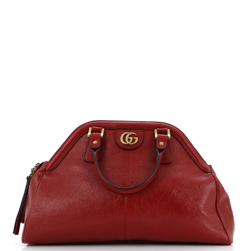 Women Gucci crossbody bags with a woven leather strapRE(BELLE) Top Handle Bag Leather Medium