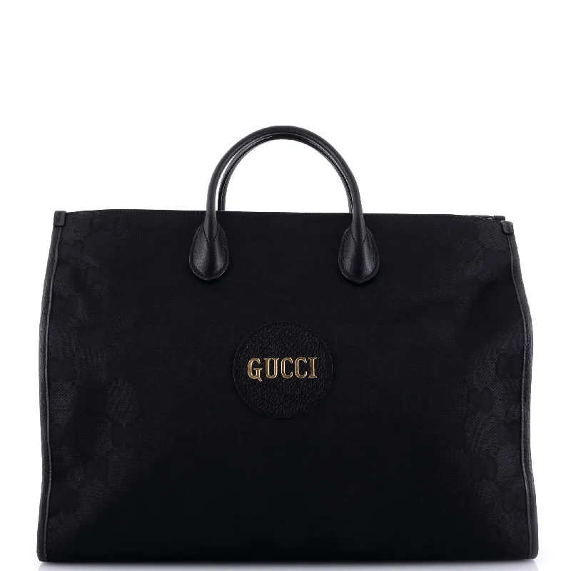 Women Gucci crossbody bags with a keychain holderOff The Grid Tote GG Econyl