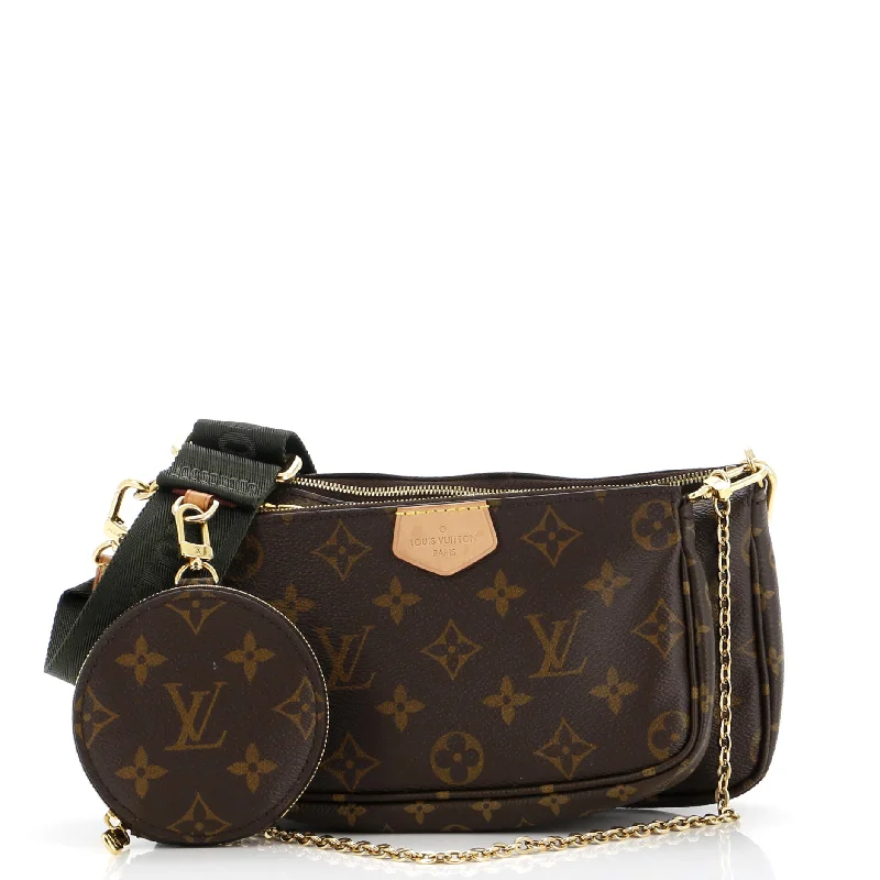 Ladies Louis Vuitton shoulder bags with a magnetic - closure flap for easeMulti Pochette Accessoires Monogram Canvas