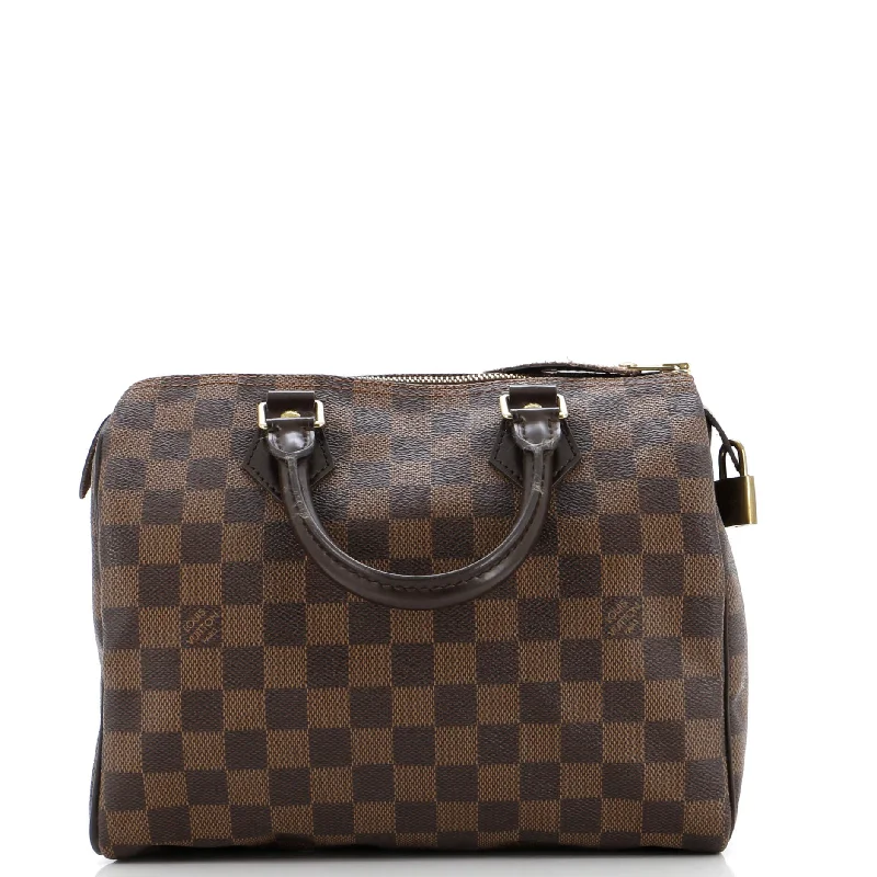 Ladies Louis Vuitton handbags with a detachable coin purse insideSpeedy Handbag Damier 25