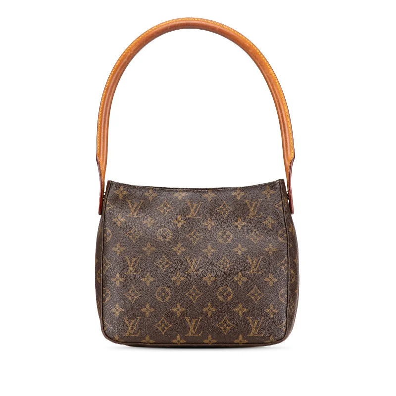 Louis Vuitton Capucines bags with smooth calfskin leather for luxuryBrown Louis Vuitton Monogram Looping MM Shoulder Bag