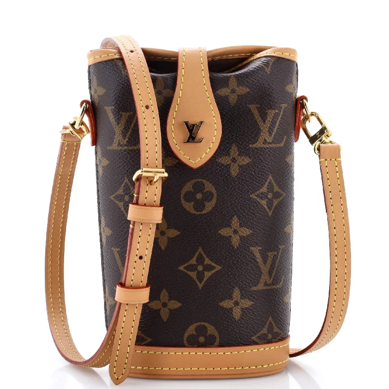 Louis Vuitton tote bags with a water - resistant coating for outdoor useFold Me Pouch Monogram Canvas