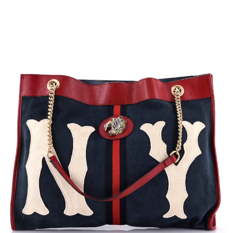 Fashion - forward Christian Dior tote bags for the modern womanRajah Chain Tote Suede with Applique Large