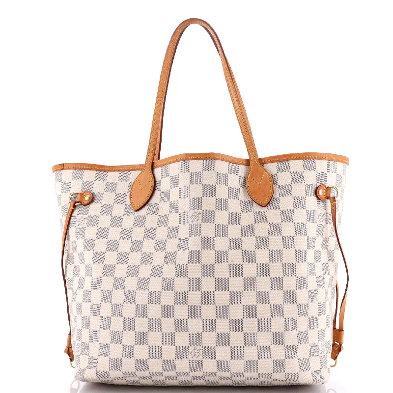 Louis Vuitton Petite Malle bags with a hard - shell structure for uniquenessNeverfull NM Tote Damier MM