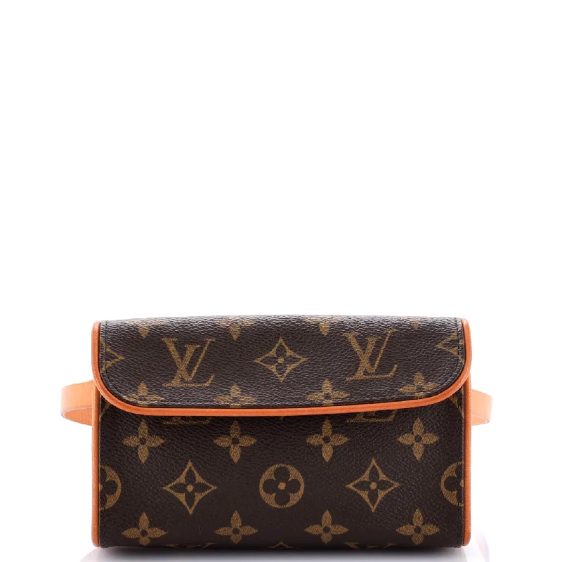 Ladies Louis Vuitton Petite Malle bags in a pastel color for a soft lookFlorentine Waist Bag Monogram Canvas