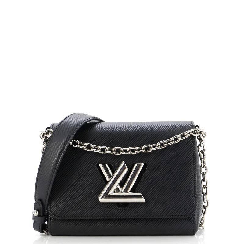 Louis Vuitton tote bags with a printed LV logo on the front for brand visibilityTwist Handbag Epi Leather PM