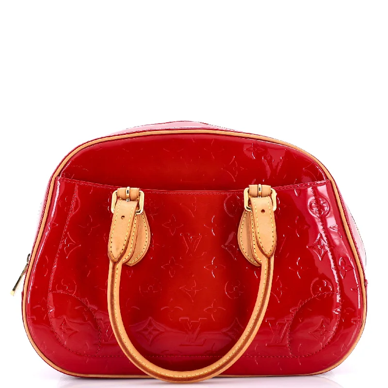 Louis Vuitton crossbody bags in a bold red color for a statementSummit Drive Handbag Monogram Vernis