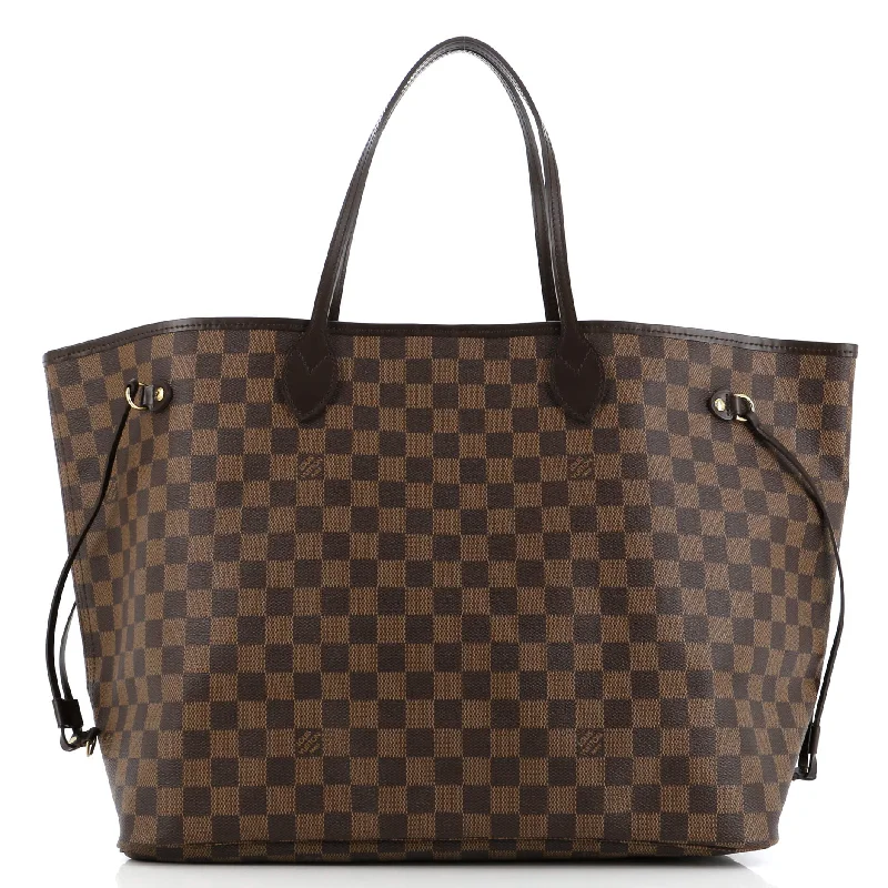 Louis Vuitton tote bags with a double - handle and shoulder - strap optionNeverfull Tote Damier GM