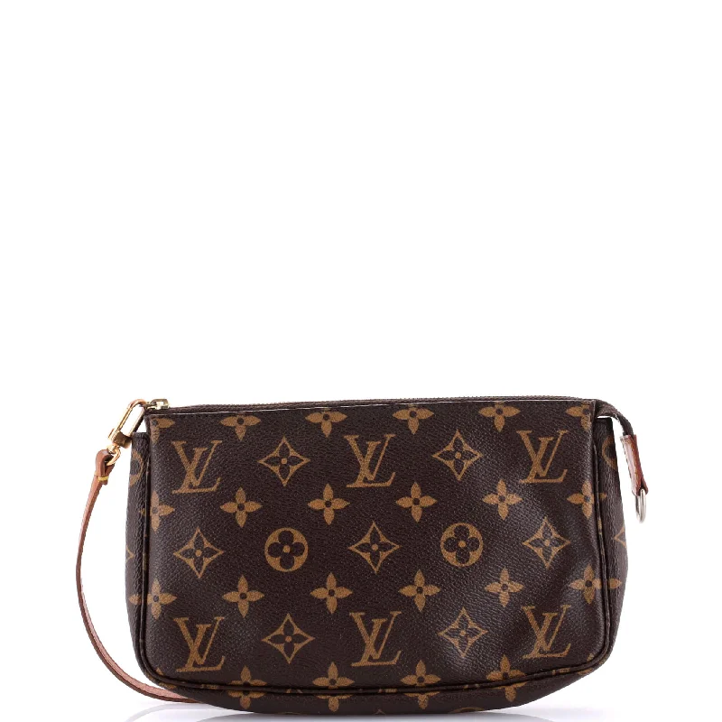 Louis Vuitton crossbody bags in a bold red color for a statementPochette Accessoires Monogram Canvas