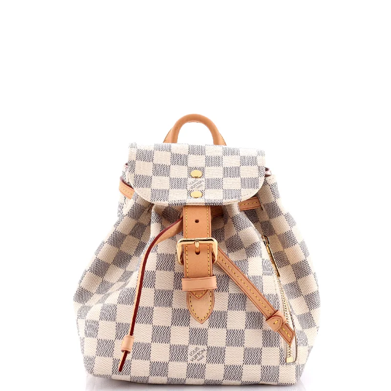 Louis Vuitton Petite Malle bags with a hard - shell structure for uniquenessSperone Backpack Damier BB