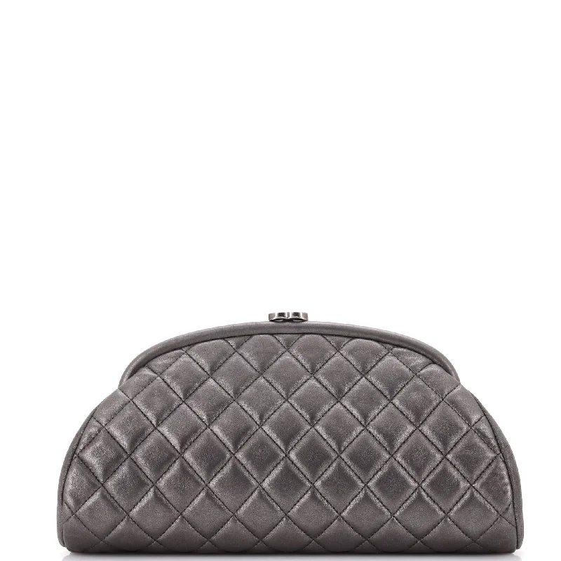 Christian Dior Saddle bags with a patent leather finish for a shiny lookTimeless Clutch Quilted Nubuck