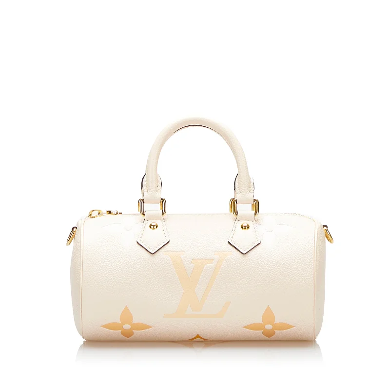 Ladies Louis Vuitton Capucines bags with a detachable shoulder strapBrown Louis Vuitton Monogram Papillon BB Satchel