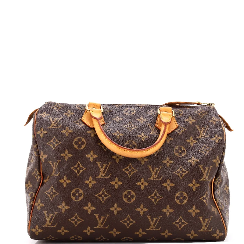 Louis Vuitton Twist bags with a snakeskin - effect panel for a bold lookSpeedy Handbag Monogram Canvas 30