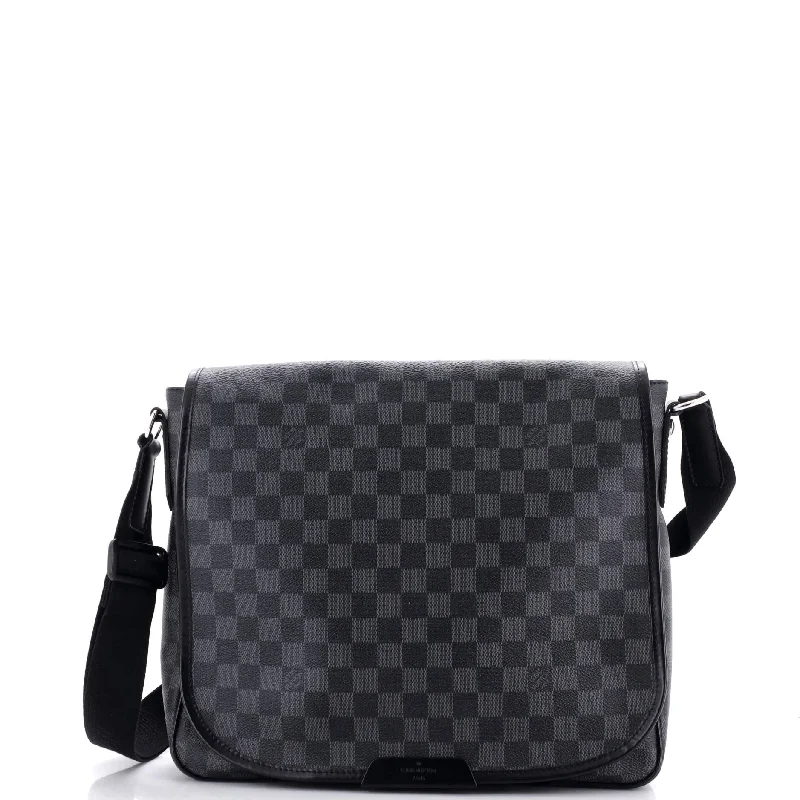 Louis Vuitton Neverfull bags with large capacity for everyday essentialsDaniel Messenger Bag Damier Graphite MM