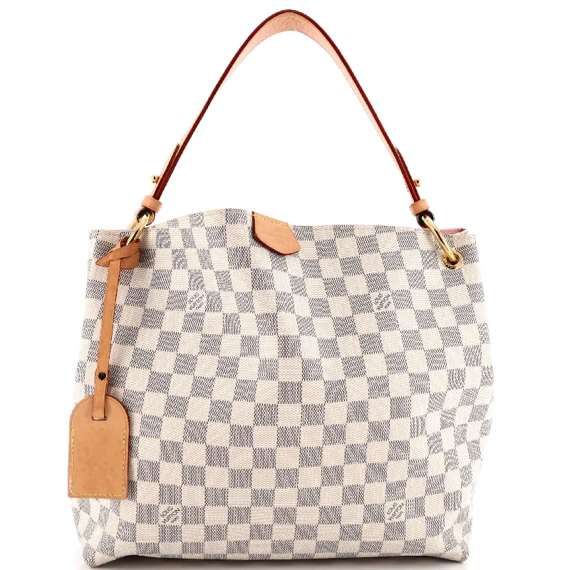 Louis Vuitton Twist bags with a crystal - embellished LV - turnlockGraceful Handbag Damier PM