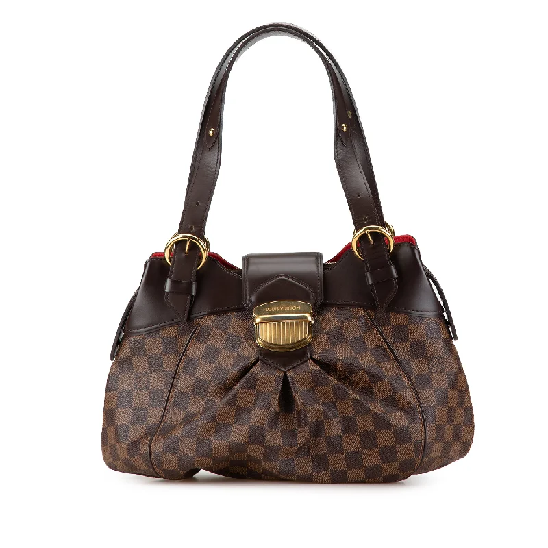 Louis Vuitton backpacks with a padded laptop compartment for travelBrown Louis Vuitton Damier Ebene Sistina PM Shoulder Bag