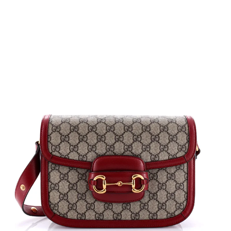 Gucci backpacks for women with a sleek silhouetteHorsebit 1955 Shoulder Bag GG Coated Canvas Small